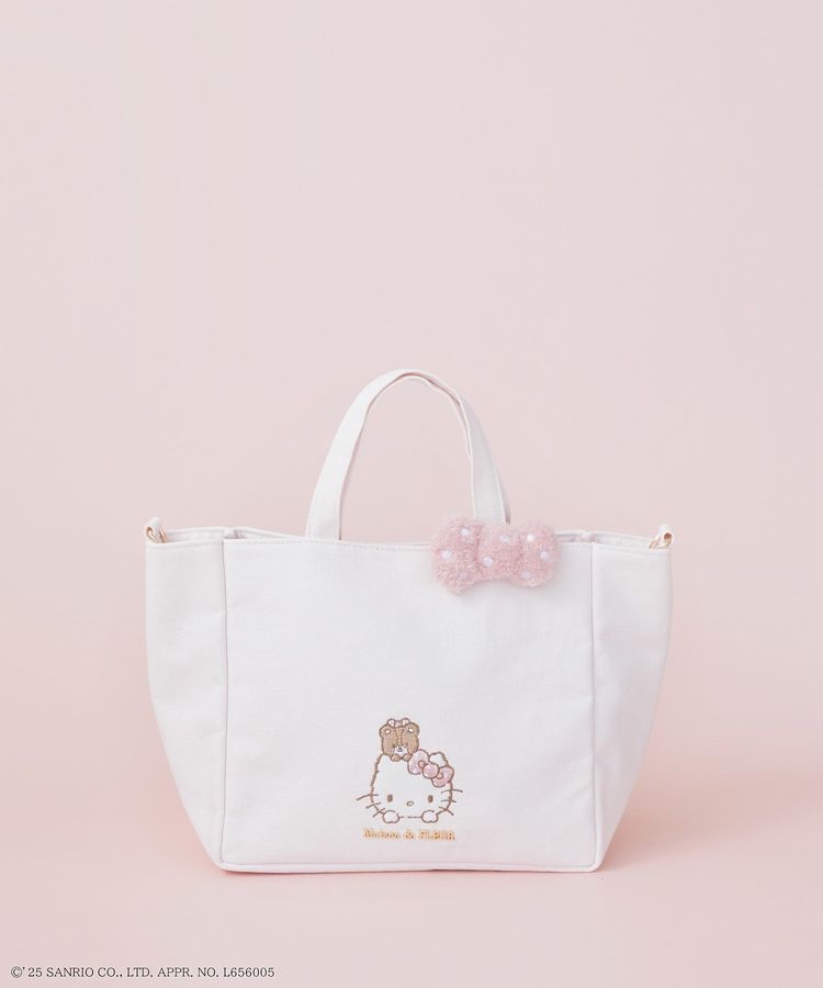 🎀【預訂】 Maison de FLEUR × HELLO KITTY 2way Tote Bag W