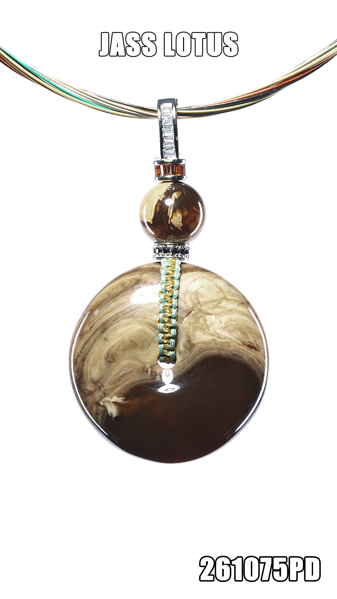 緬甸天然琥珀花根溶洞珀平安扣吊墜