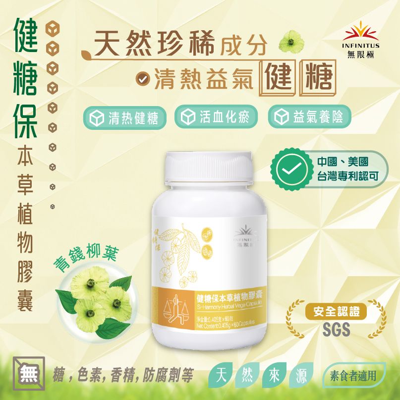 健糖保本草植物膠囊