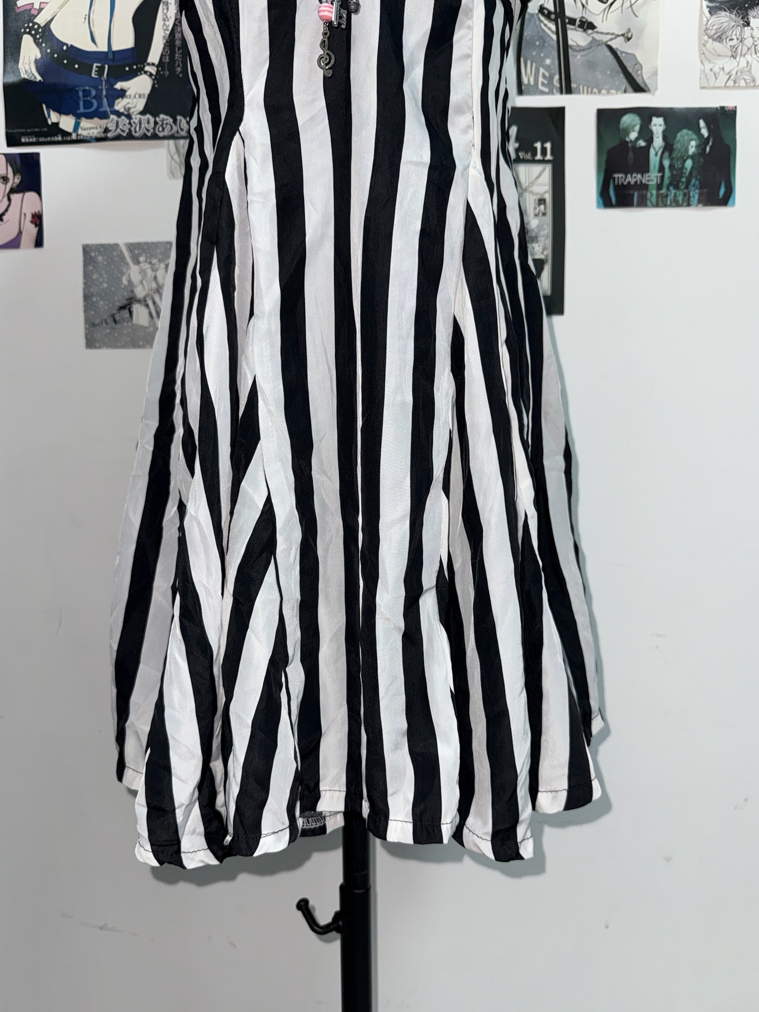 Y2K Mixed Stripe A-Line Mini Dress