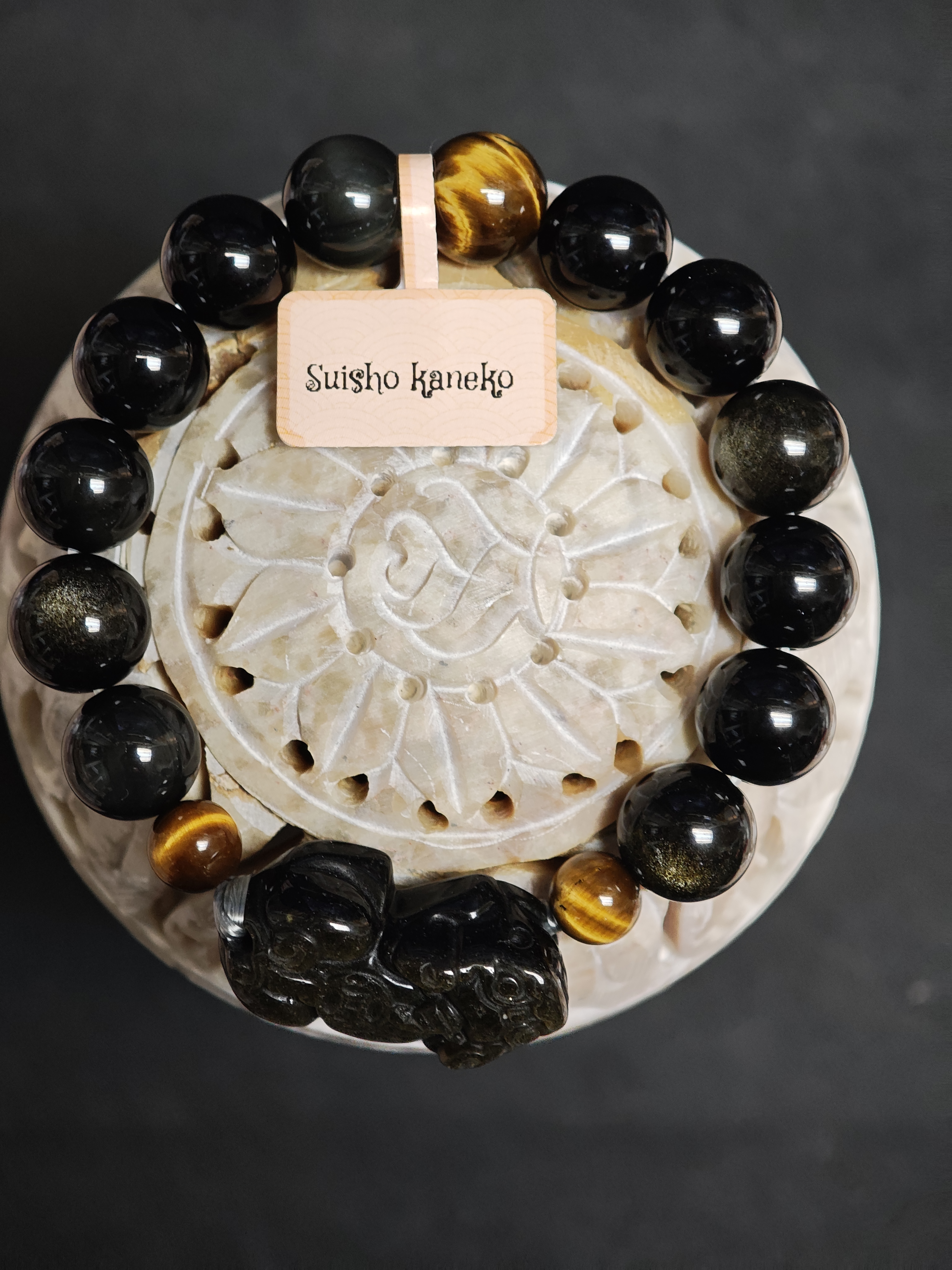 ✨新品DIY水晶手串✨✨✨金曜石貔貅✨🟡黃虎眼石✨金曜石