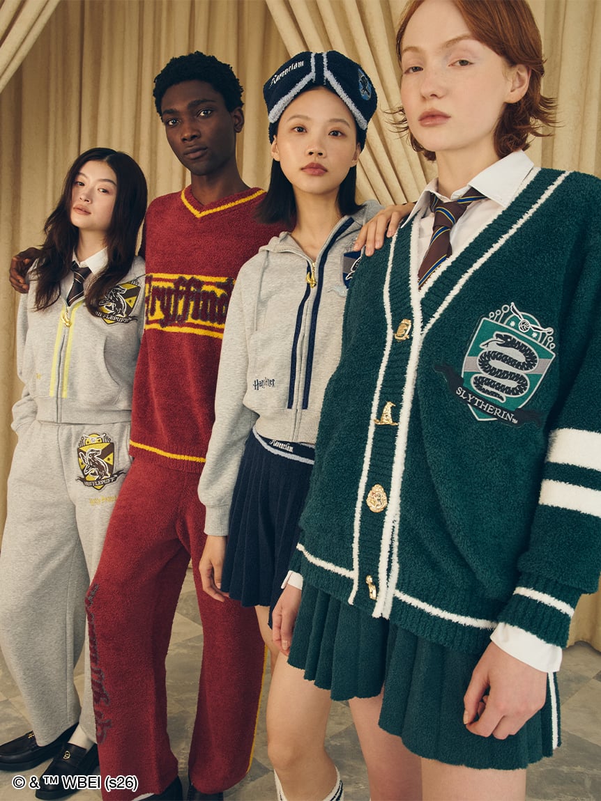 學院紐扣開襟衫 Motif Button Cardigan｜SNIDEL HOME X 哈利波特 聯名 第5彈 (Harry Potter)【預購】 (26195-P）