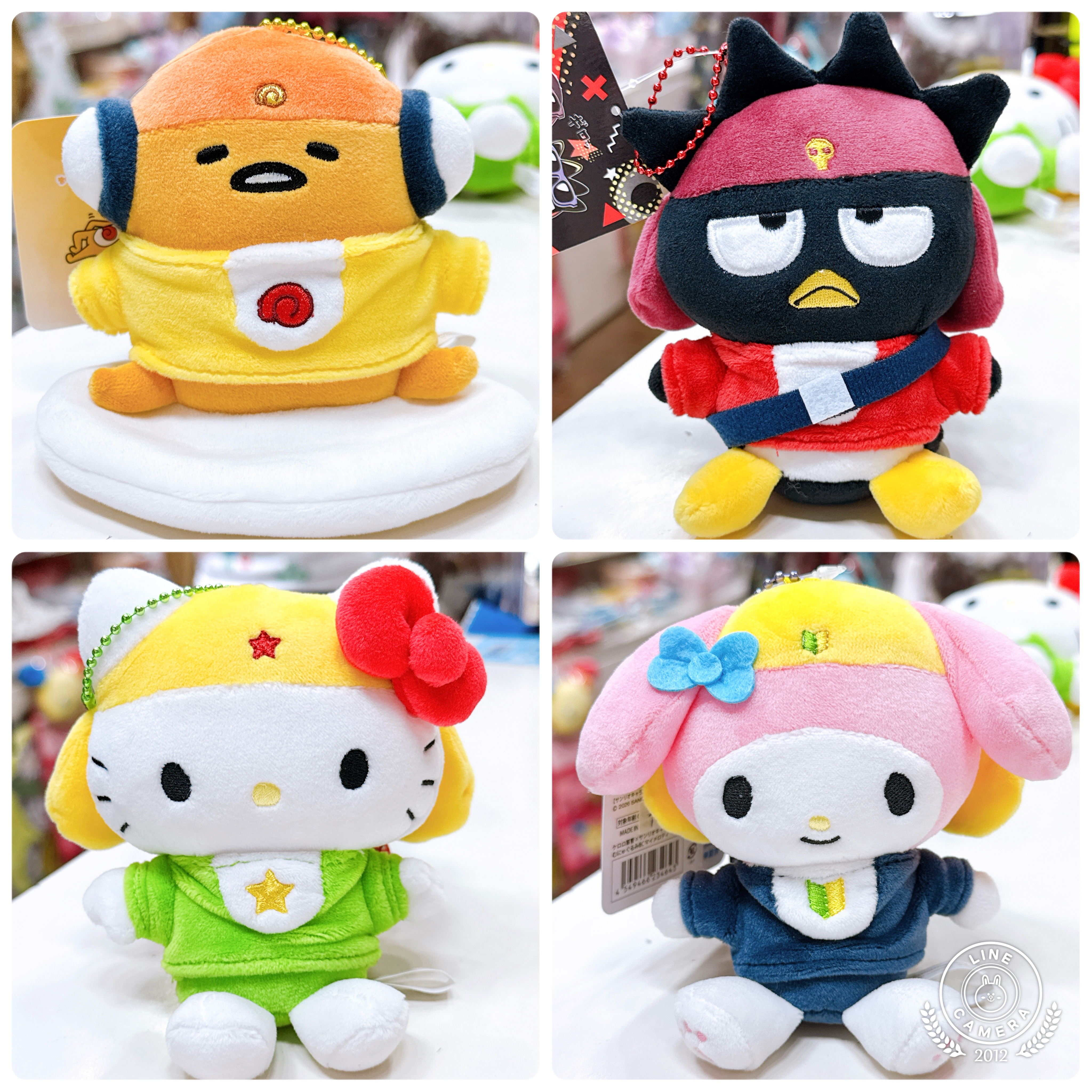 日本限定版軍曹20周年聯成Sanrio角色公仔掛飾