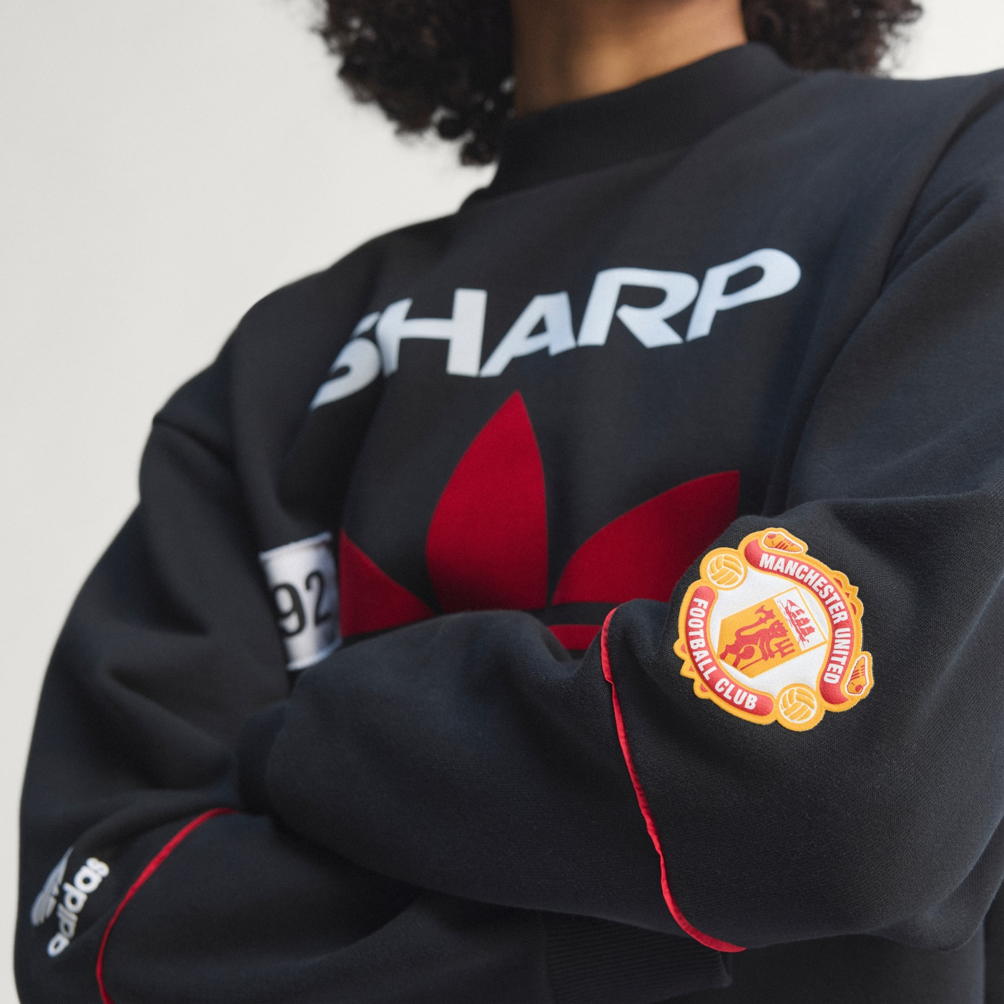 經典休閒美學  ⚽ Adidas Originals Manchester United 曼聯 1991/92 復古圓領衛衣 KC6383