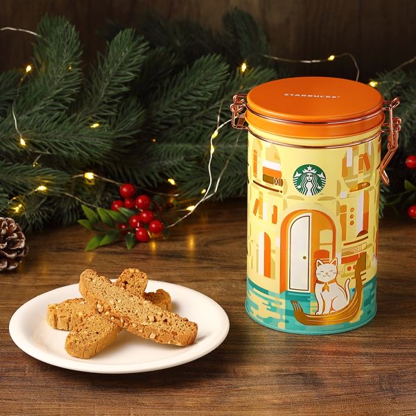 台灣星巴克星巴克焦糖義式脆餅罐