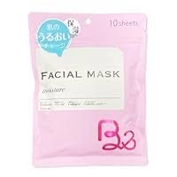 日本 B2 膠原蛋白及神經醯胺保濕面膜（10 片裝）  