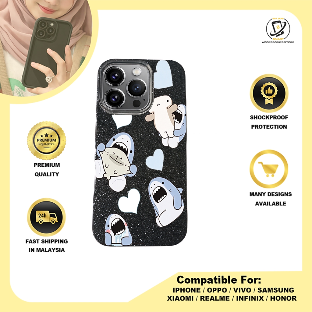 BLING CASE PHONE FOR IPHONE - DESIGN SHARK A