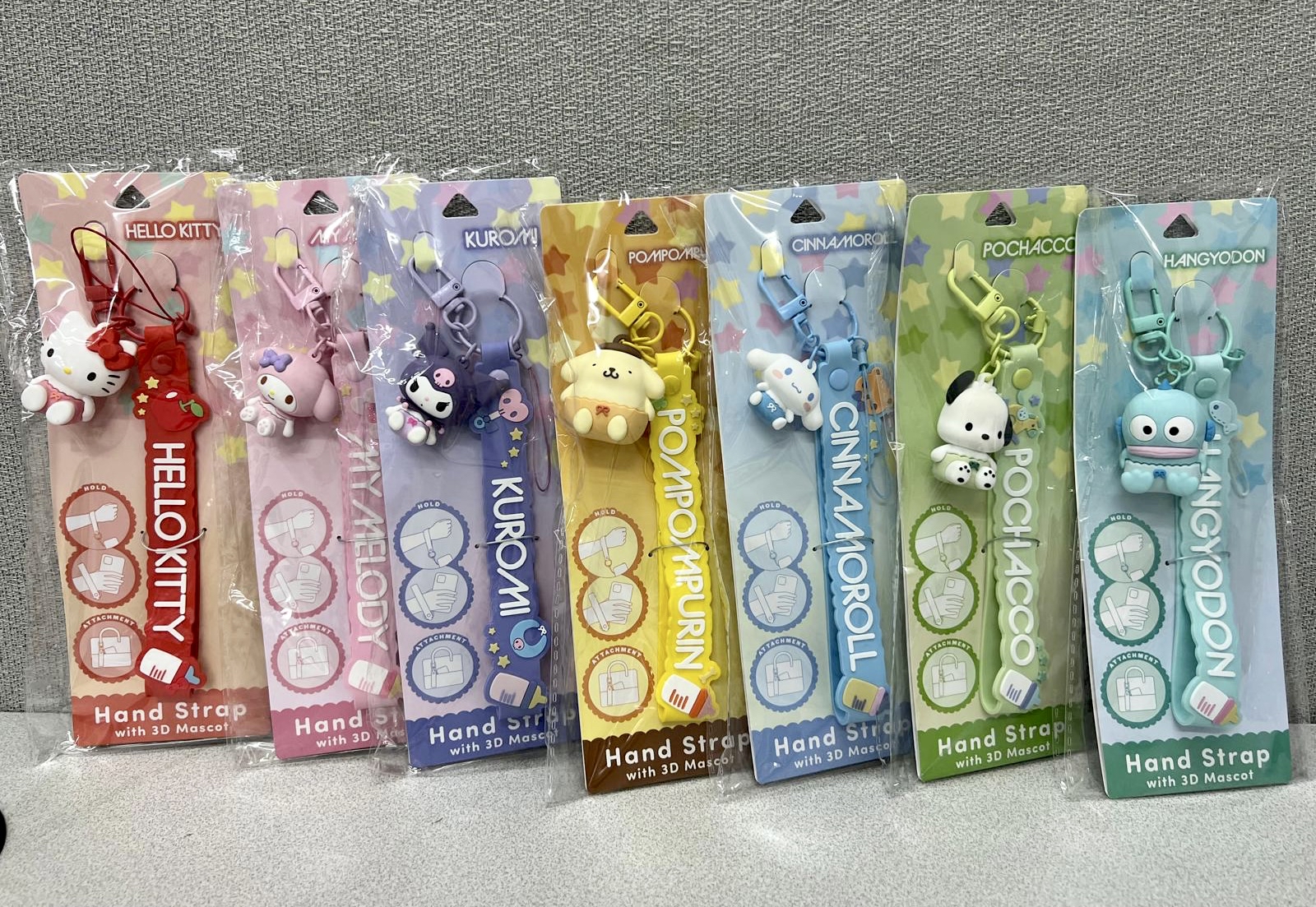 🎌日本直送🎌Sanrio 立體角色造型手腕掛繩吊飾