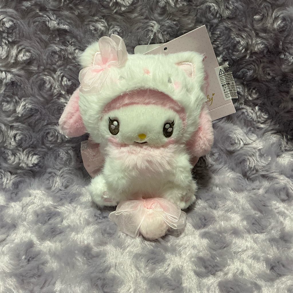 「現貨」Sanrio 優雅白貓公仔匙扣