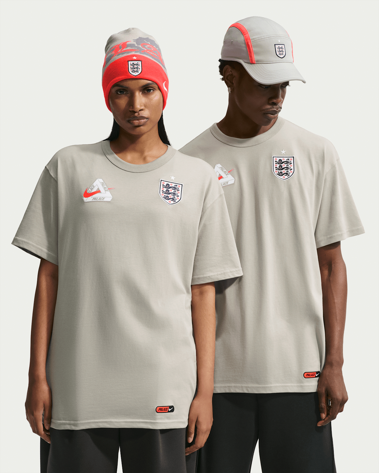 Nike England 英格蘭 x Palace 限量版灰色T-Shirt IM6598