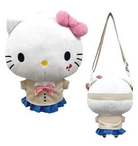 Sanrio Hello Kitty斜孭兩用旅行袋（白色）