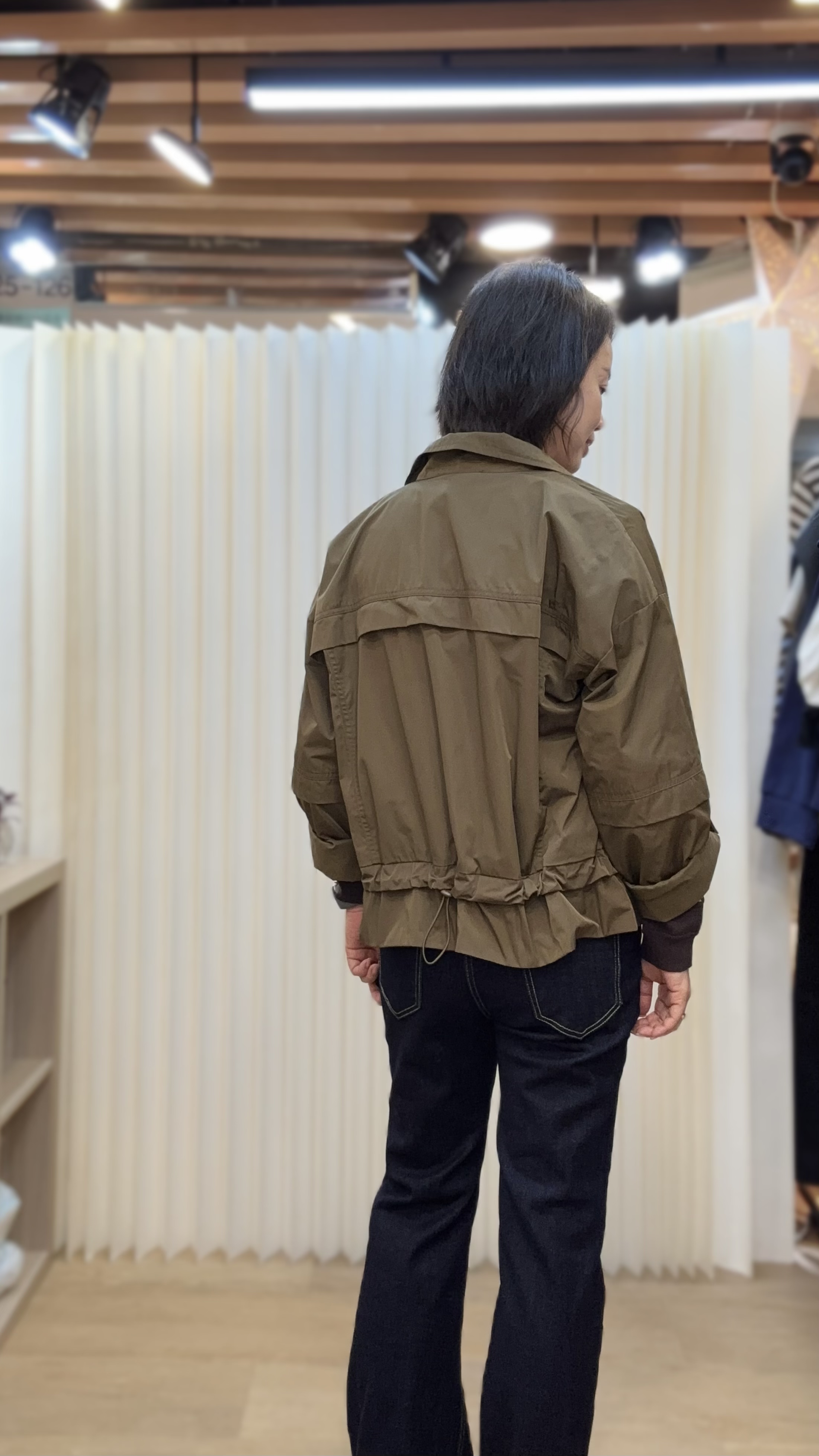 歐洲反摺袖風褸外套 J282 MP6667576