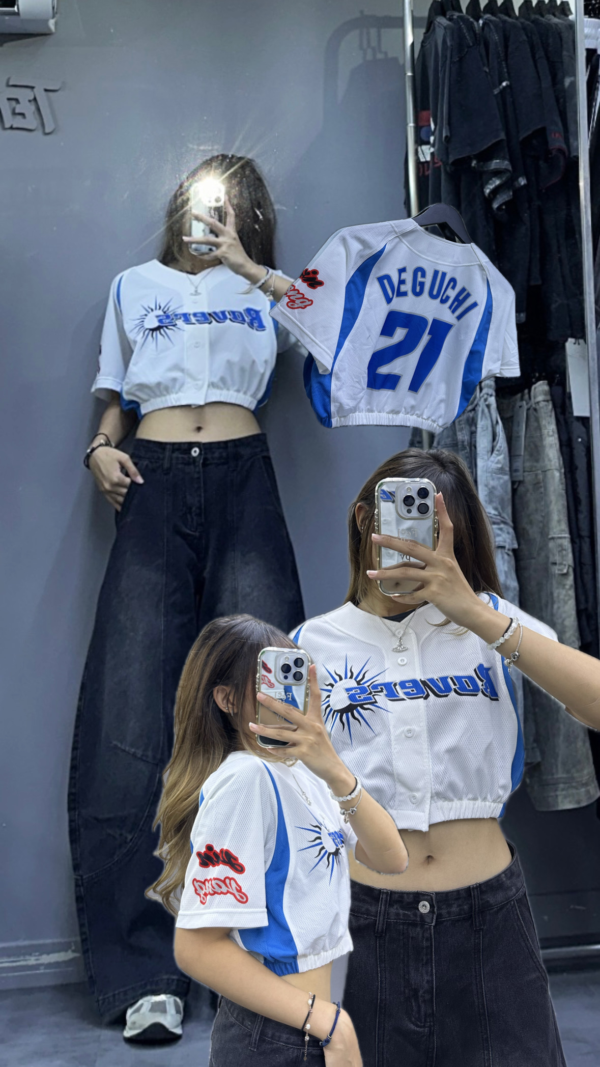 Remake Baseball Crop Top⚾️