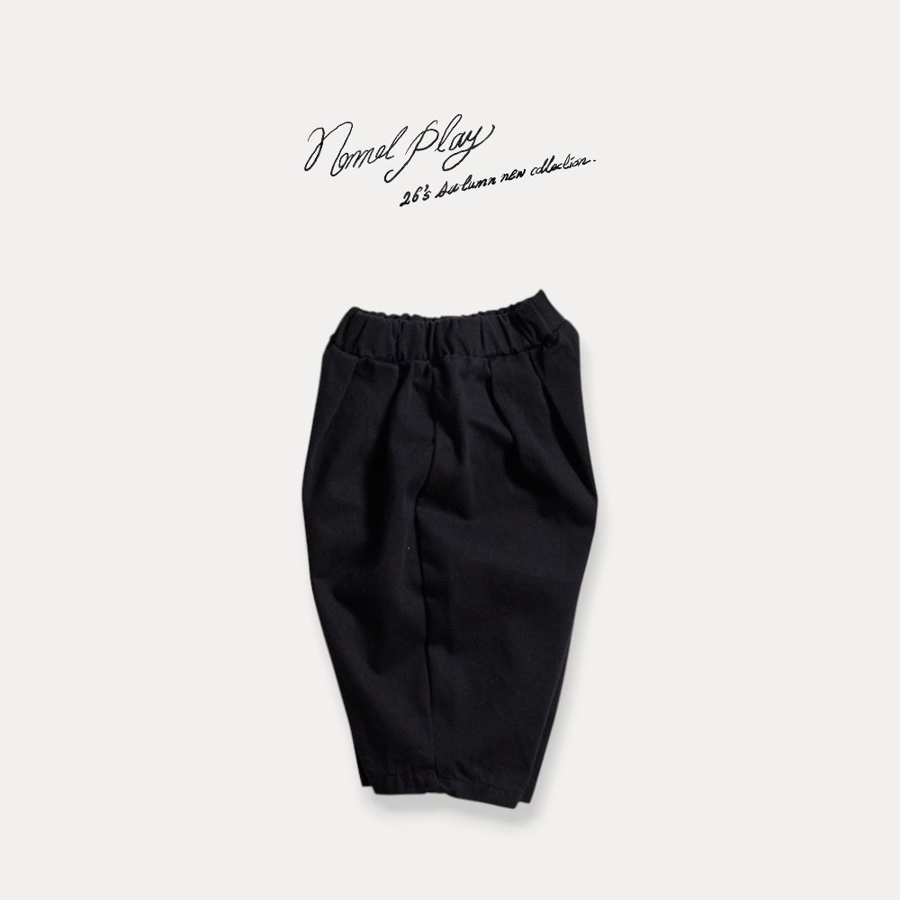 Normalplay | Double pleat cotton pants