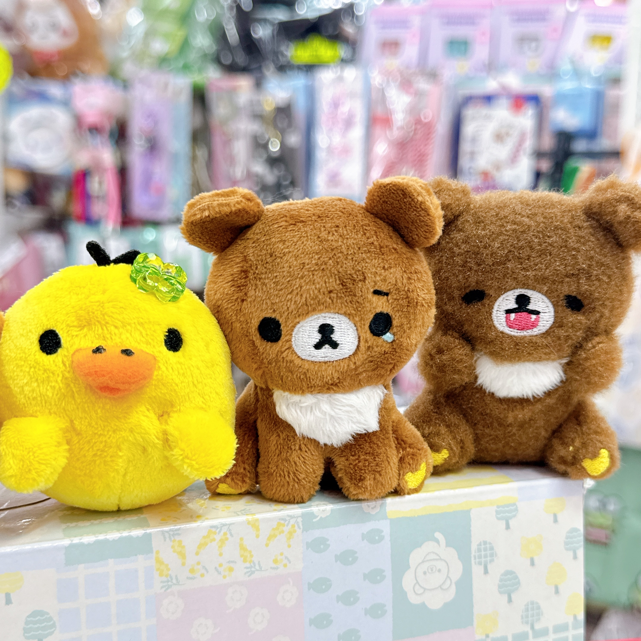 日本直送鬆弛熊幸運四葉草系列手玉公仔擺設