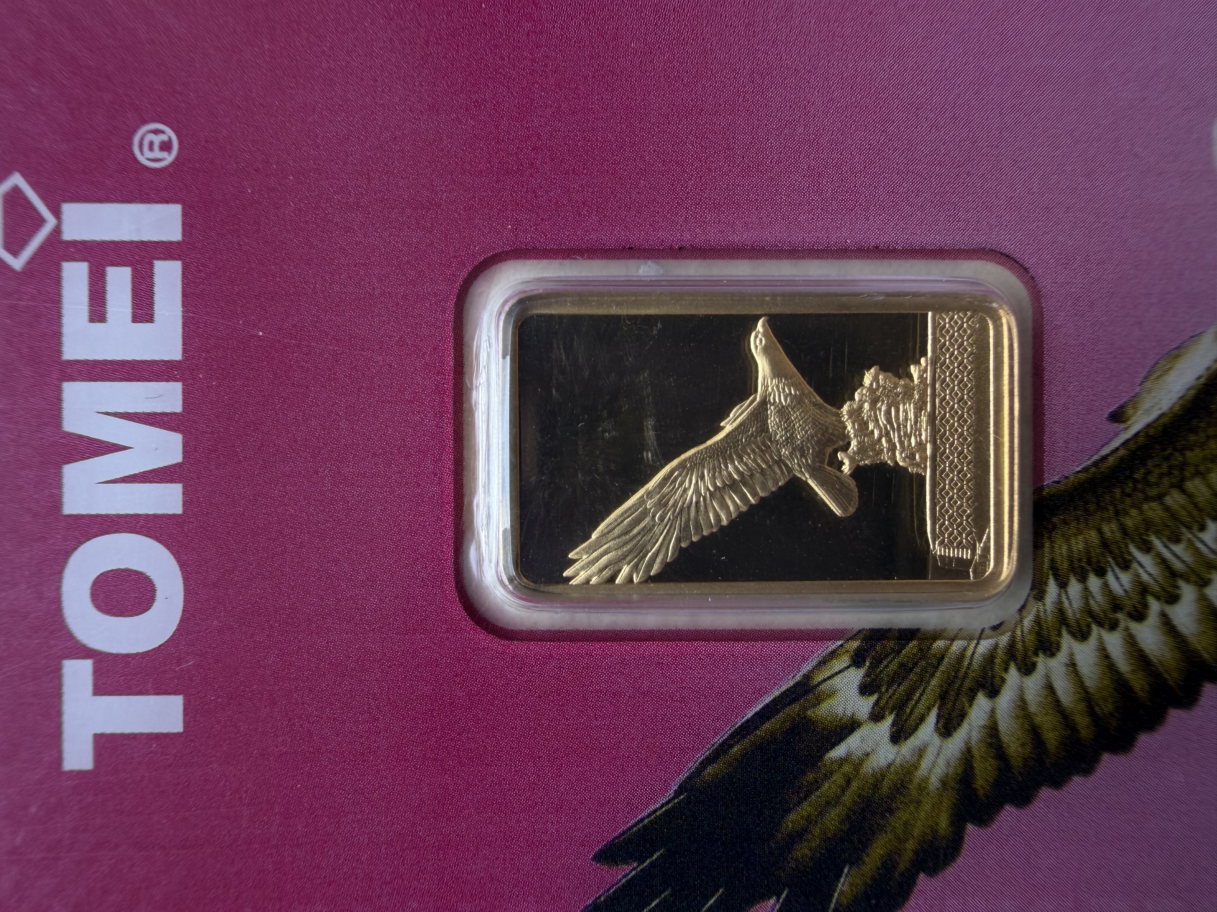 (SN1353) PAMP x TOMEI Langkawi 5g🇨🇭Swiss Made Fine Gold Bar Emas 999.9 联名瑞士制造老鹰广场