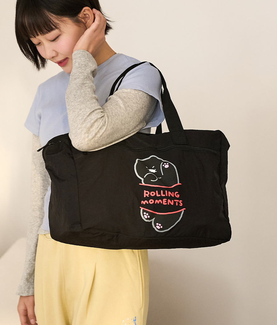 黑色 春植 旅行袋