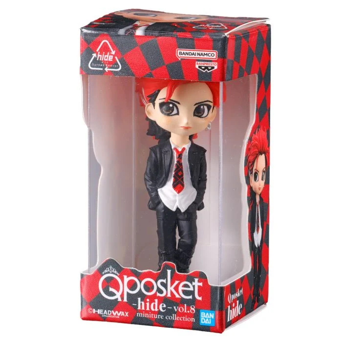 Hide X JAPAN QPosket包裝公仔收藏 扭蛋（全4種）figure