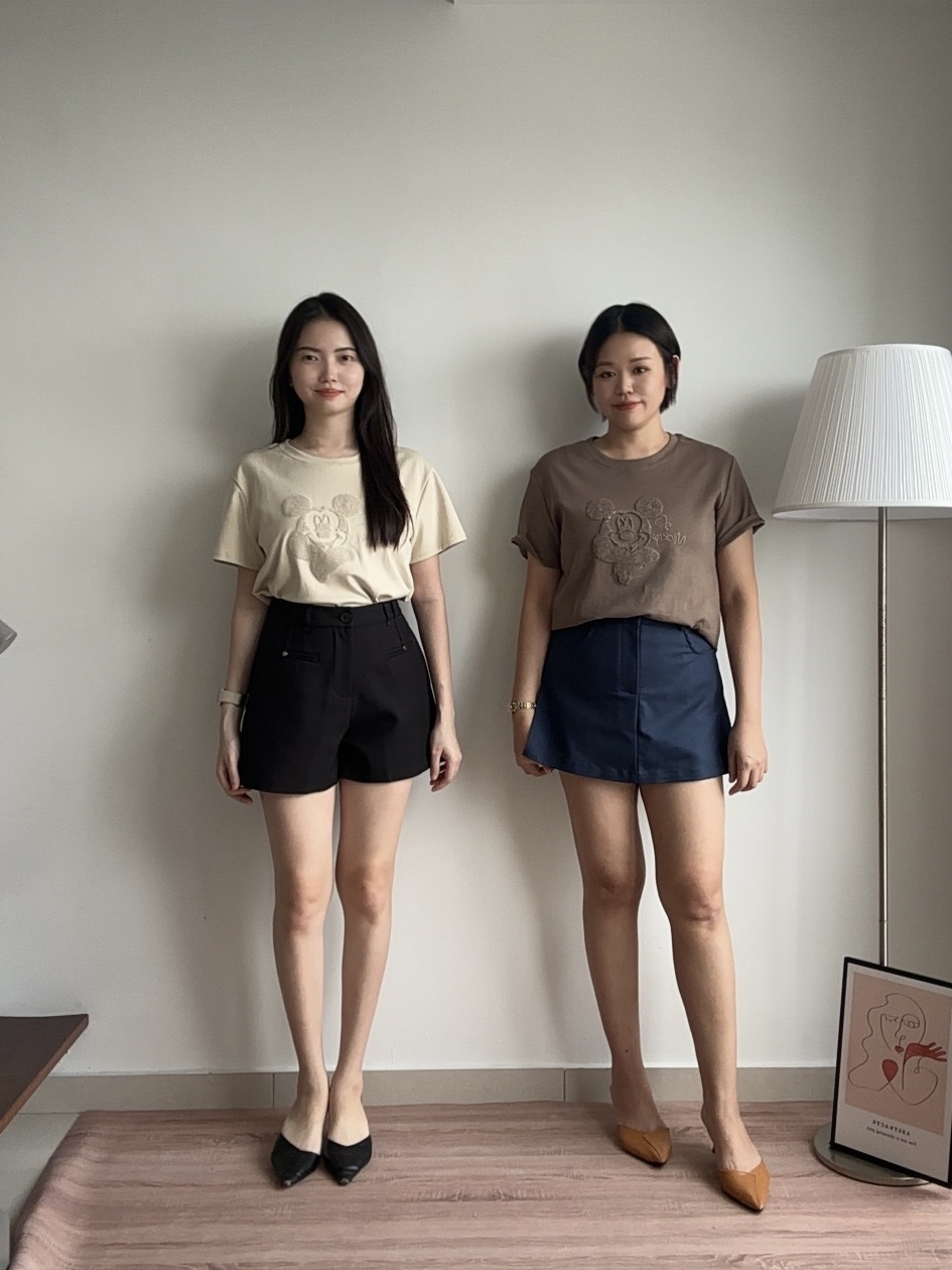 T4381 Mickey Casual Tee - 4 Colors 