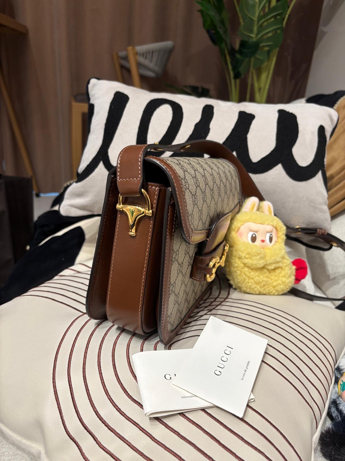 Gucci 1955 horsebit bag classic 100%Authentic,99%new  ✅booklet ✅Dust bag