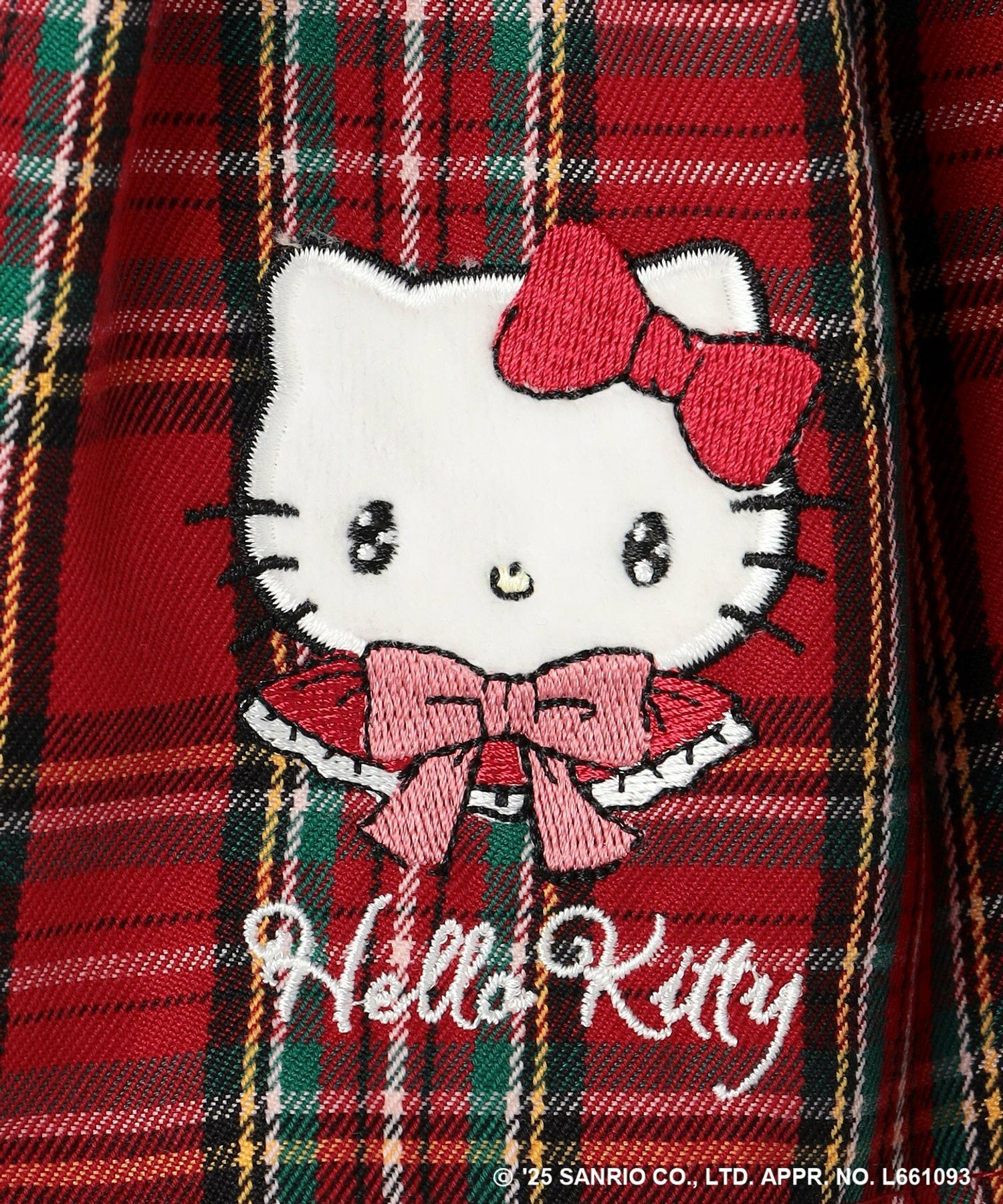 🆕【⭐訂購⭐】🇵日本直送 🌀 #Kitty 經典格紋 抹胸蝴蝶結 上衣🌀 [ELBA-0091][260220]