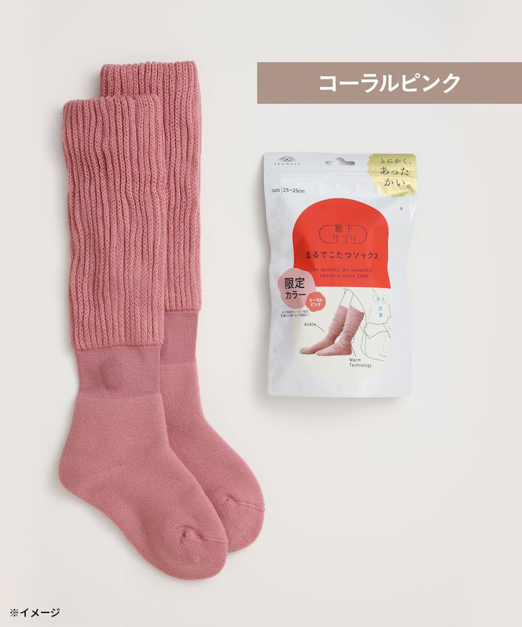✈️日本直送🇯🇵現貨/預訂🛍️日本岡本牌 Okamoto 靴下 保暖襪 23-25cm 