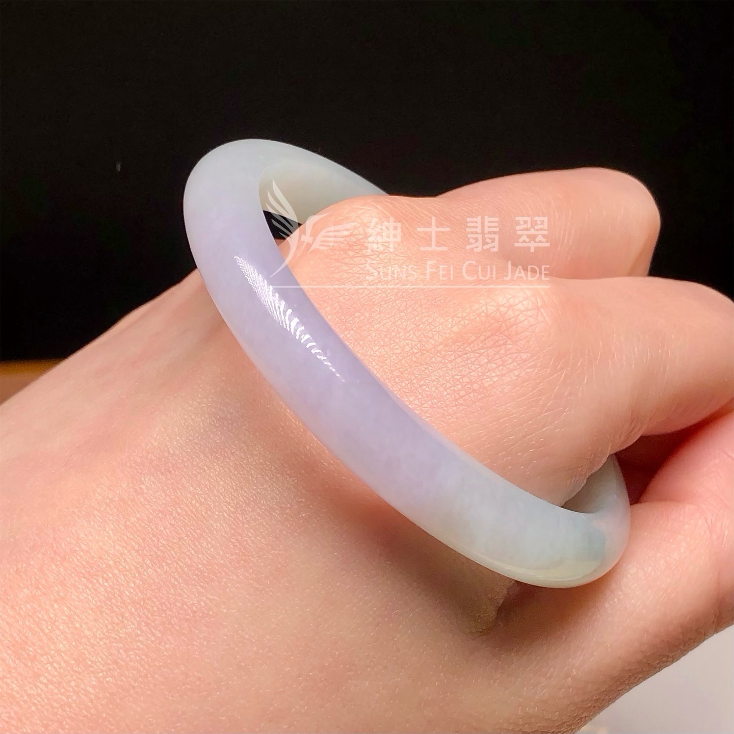 糯冰春彩貴妃鐲54mm YM00189