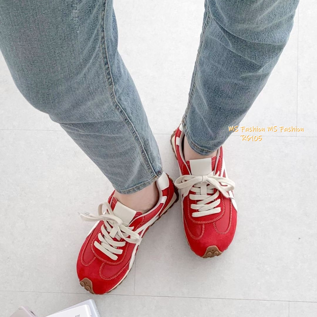 R6105 韓國🇰🇷真皮拼色sneakers