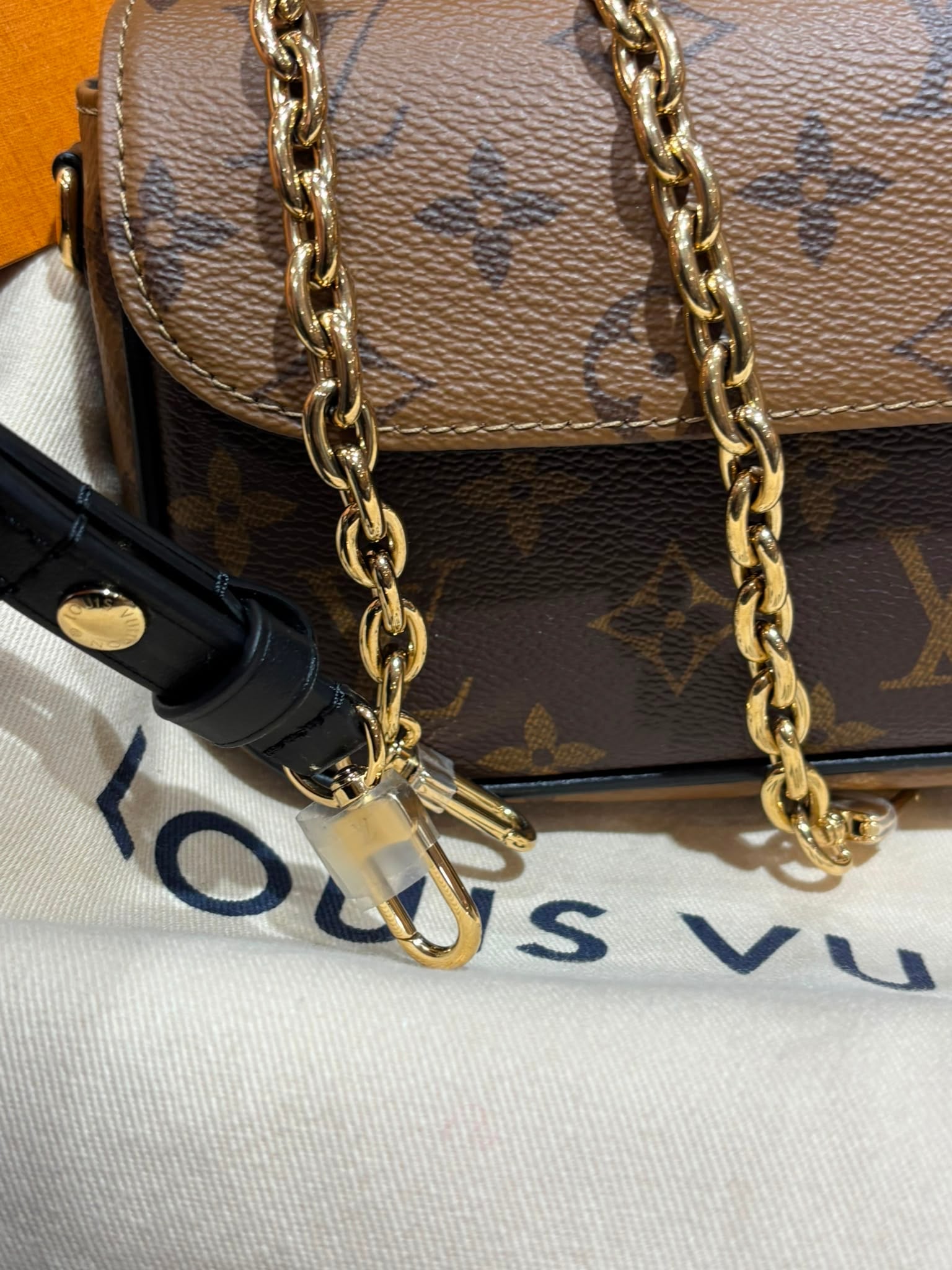 Lv Ivy woc M26587 MONOGRAM REVERSE 100%Authentic,  Unused 全新未使用品。 ✅專門店收據✅塵袋✅盒
