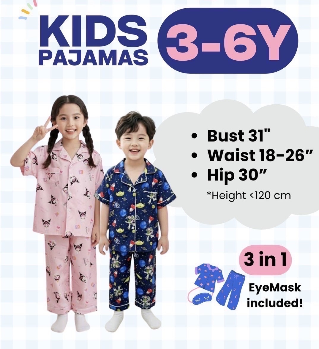 泰國真𢇃睡衣3-6歲No :KD1-KD60