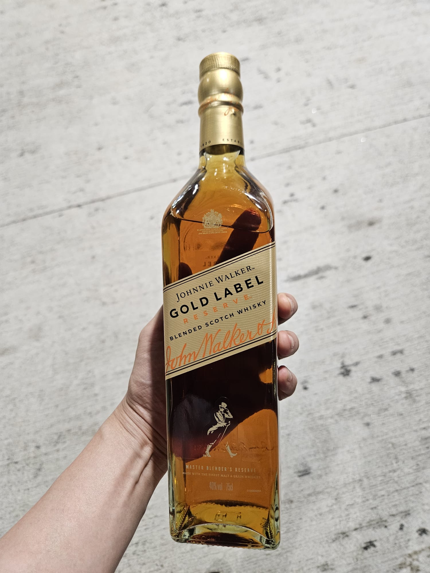尊尼獲加金牌珍藏蘇格蘭威士忌 Johnnie Walker Gold Label Reserve 40% 750ml  