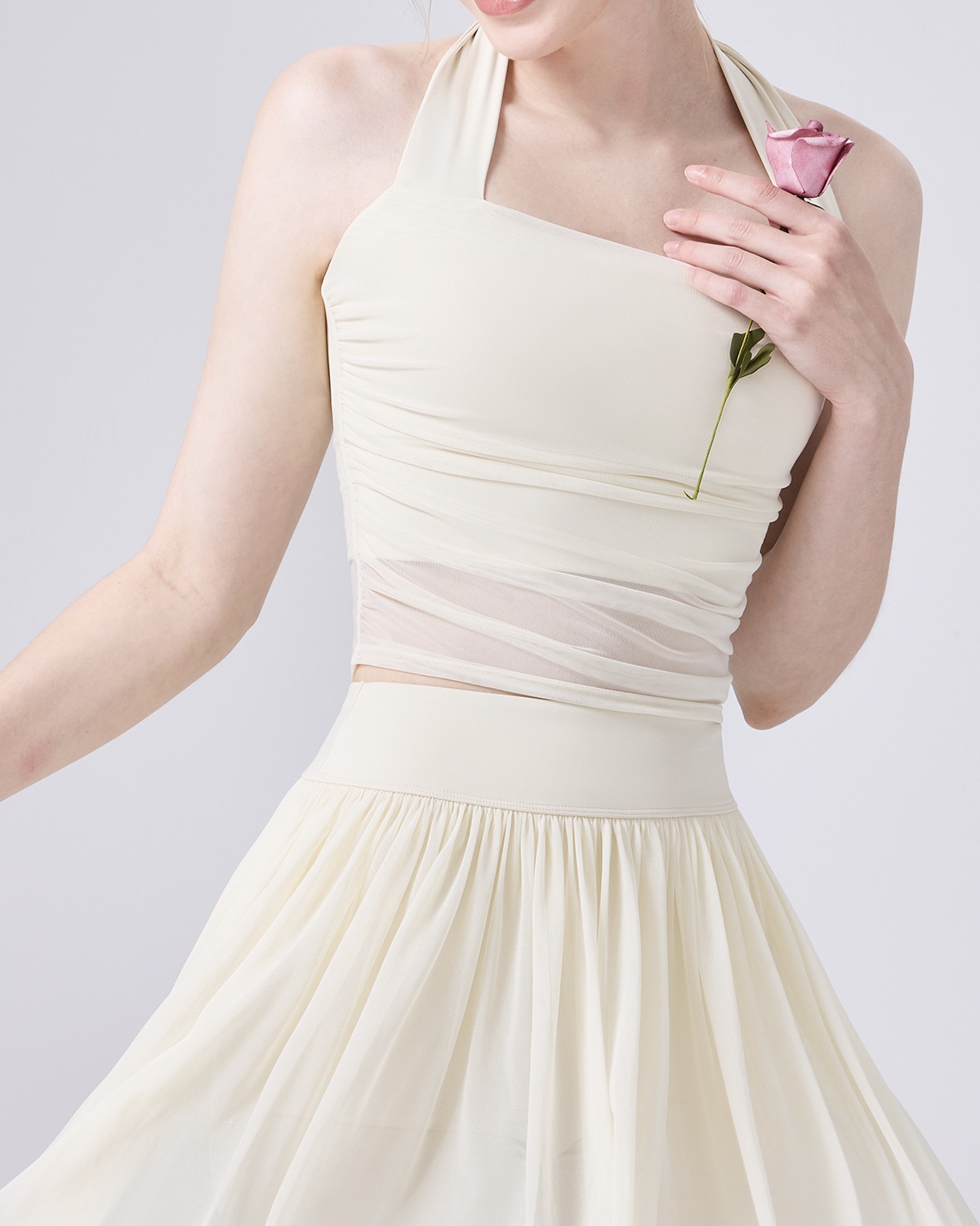 雲感瑜珈背心網紗美背運動內衣