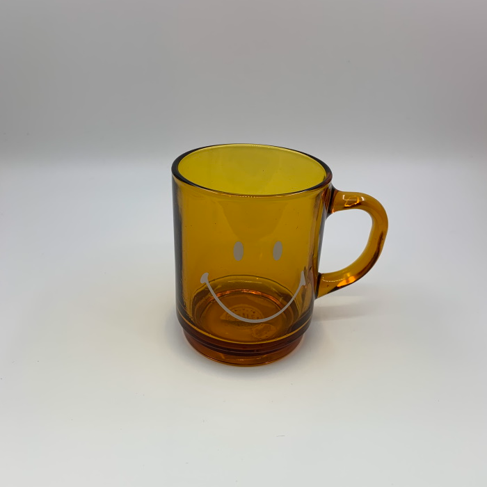 茶色玻璃杯(Smile)