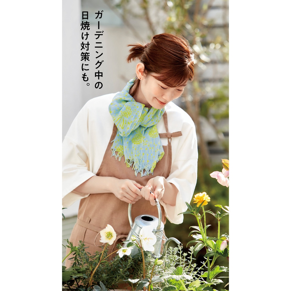 🆕【⭐訂購⭐】🌀 🇯🇵 日本直送 竹久夢二 #日本製 復古圖案 棉紗圍巾［3款選］🌀 [ELCA-0197][260422]