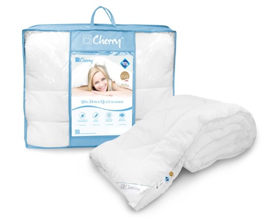 Cherry 70"瑞士專利抗菌羽絨被90%