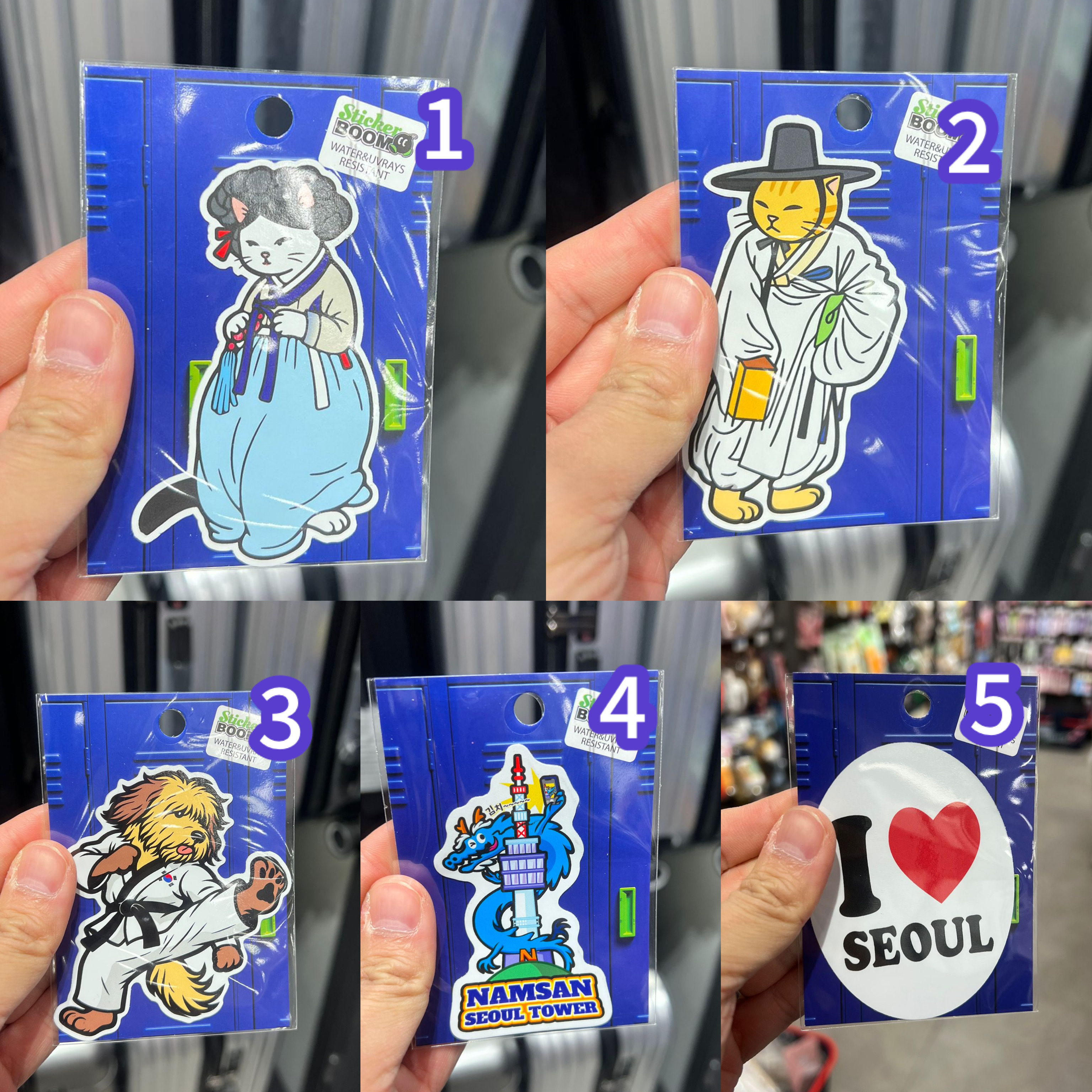 韓國特色貼紙