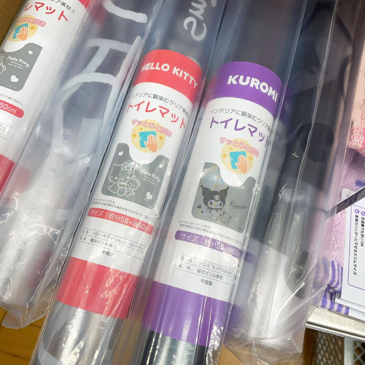 SANRIO 透明地墊 55x60 - 02260036