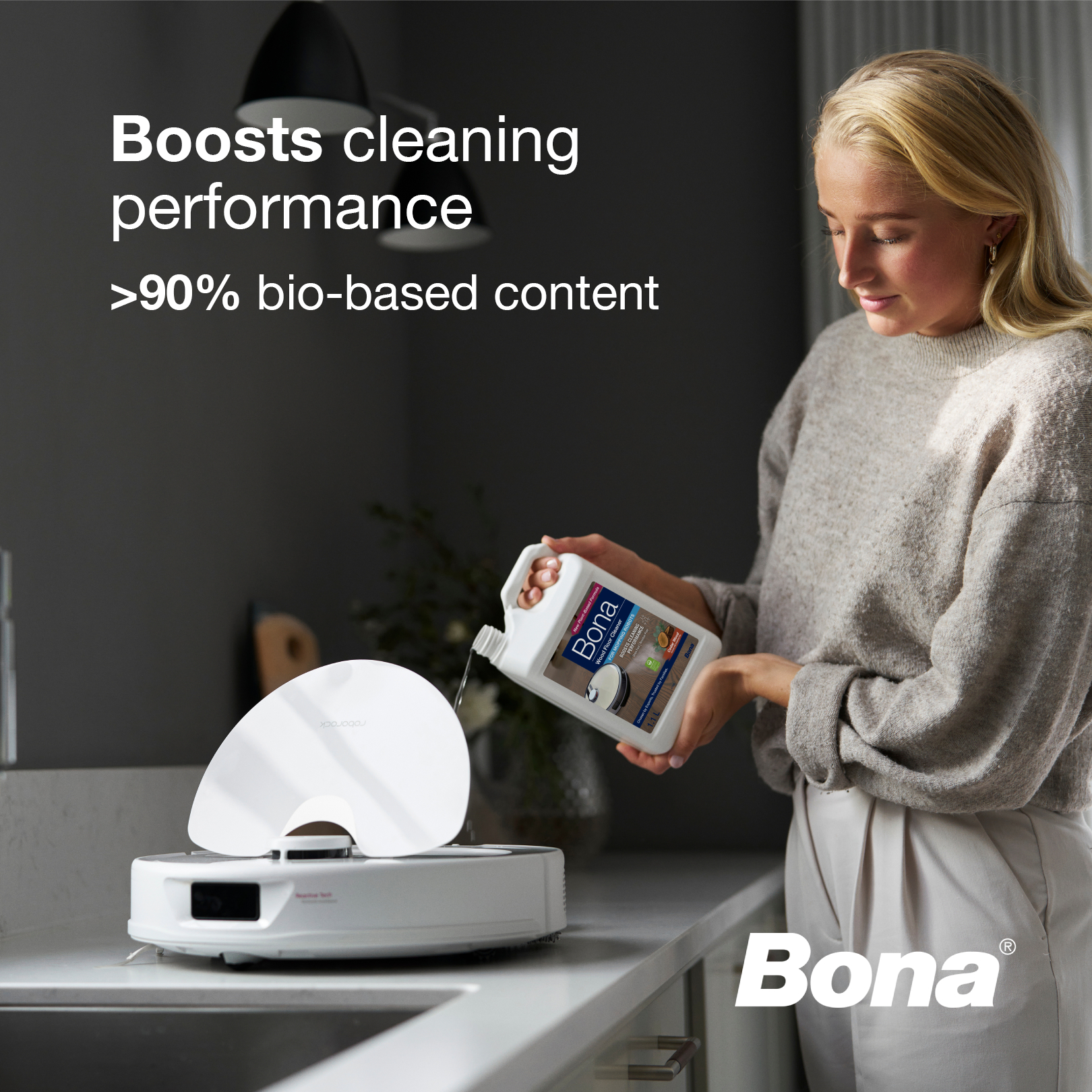 博納木地板清潔劑濃縮裝 (掃地機械人專用) (1.1 公升)