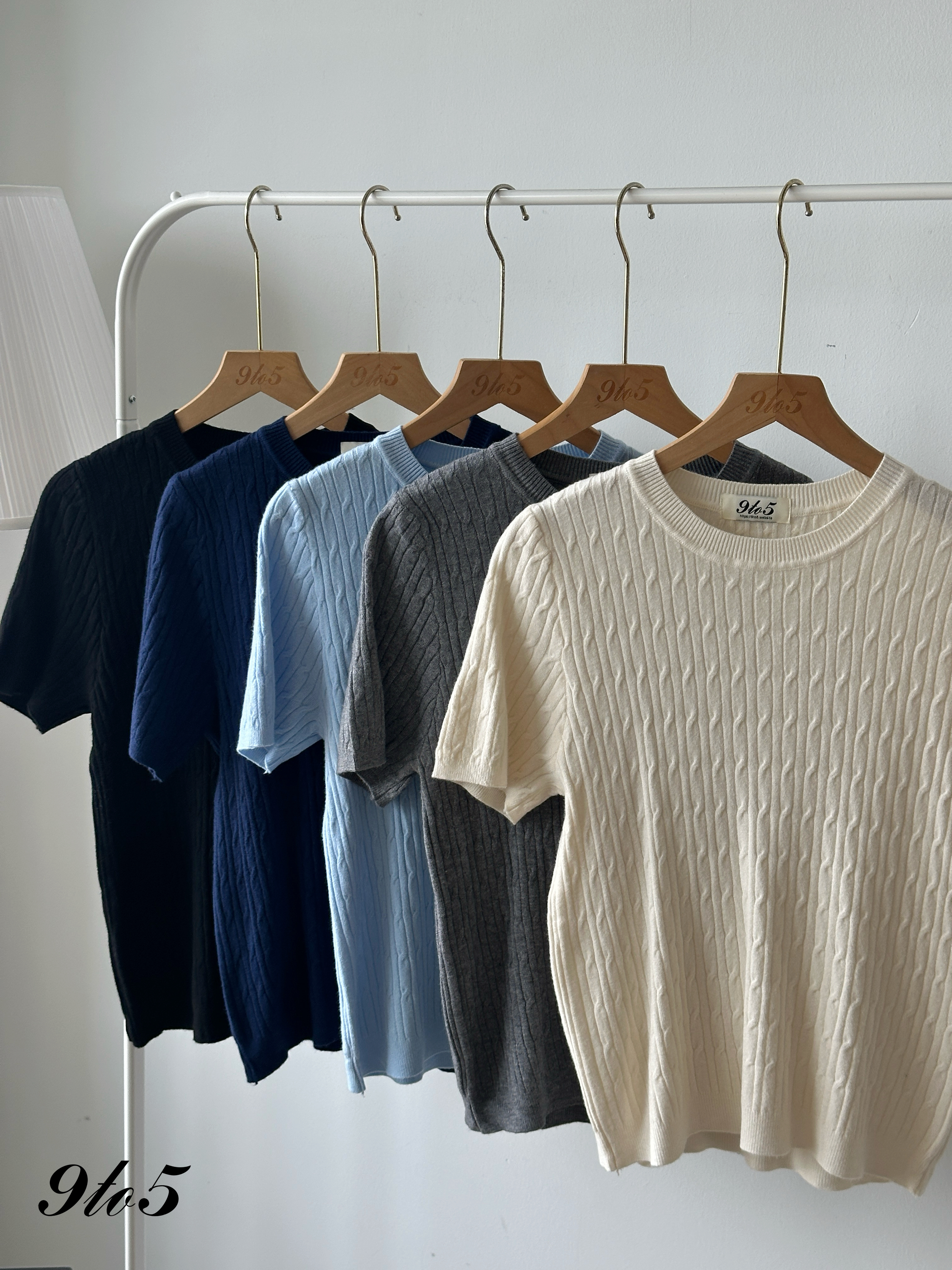T4249 Cable Knit Top - 5 Colors 