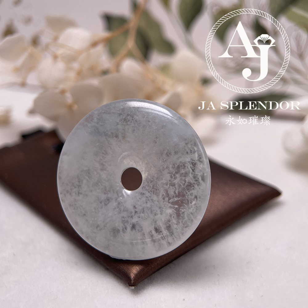 JN-3298 天然翡翠A玉 高冰特色意境棉平安扣