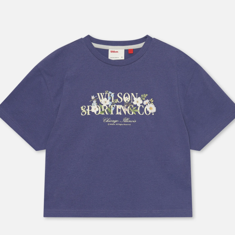 [Wilson] Pure Dry Blossom Cropped T-shirt (3種)