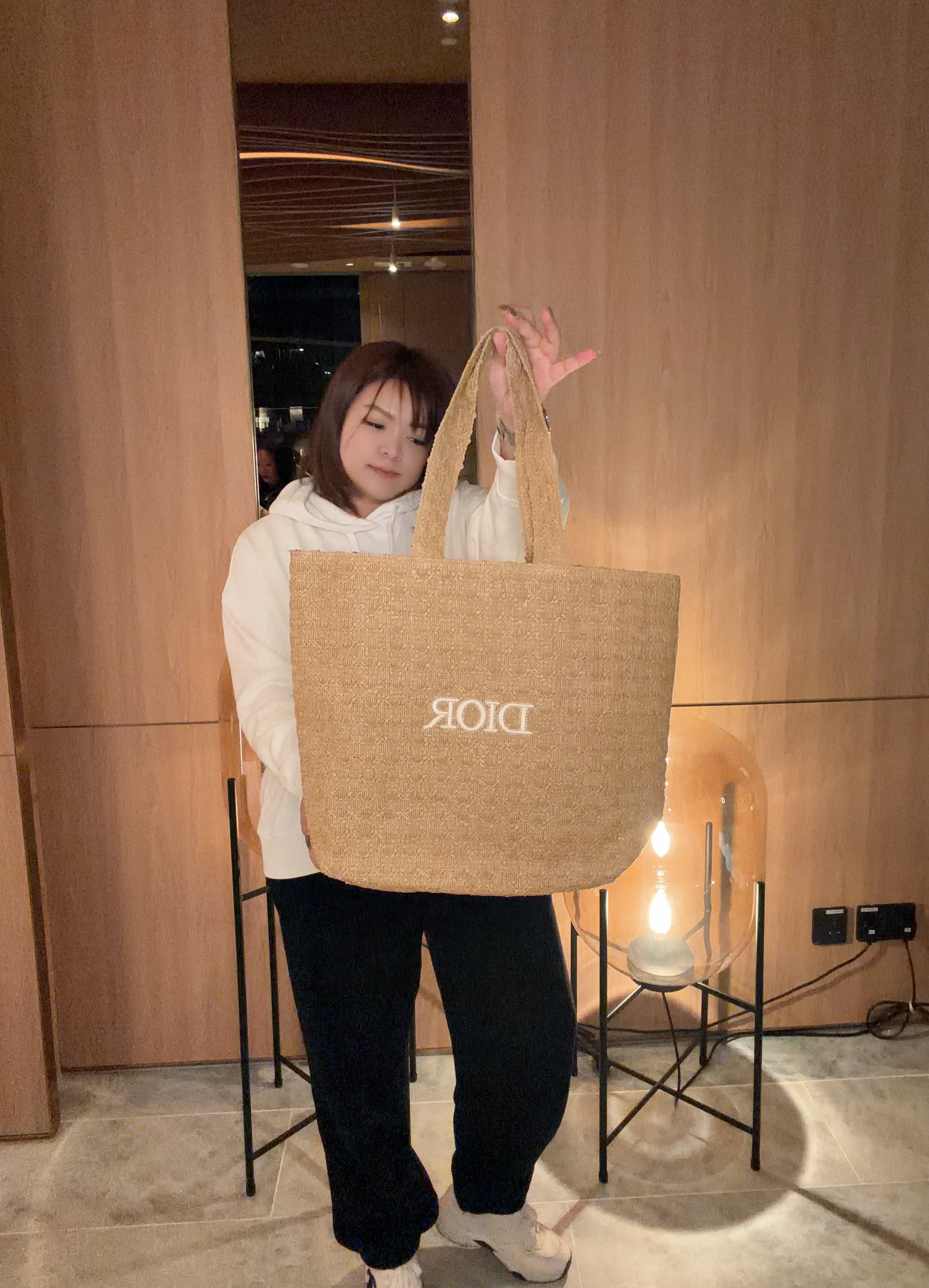 Dior Beauty編織草袋