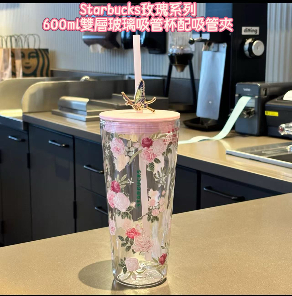 Starbucks 3月玫瑰花系列