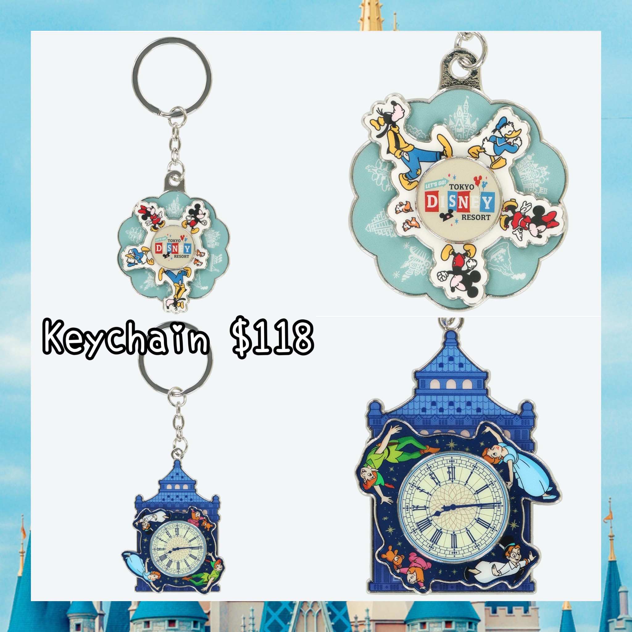 ：日本：DISNEYLAND園區產品 8/10 日本發賣 KEYCHAIN