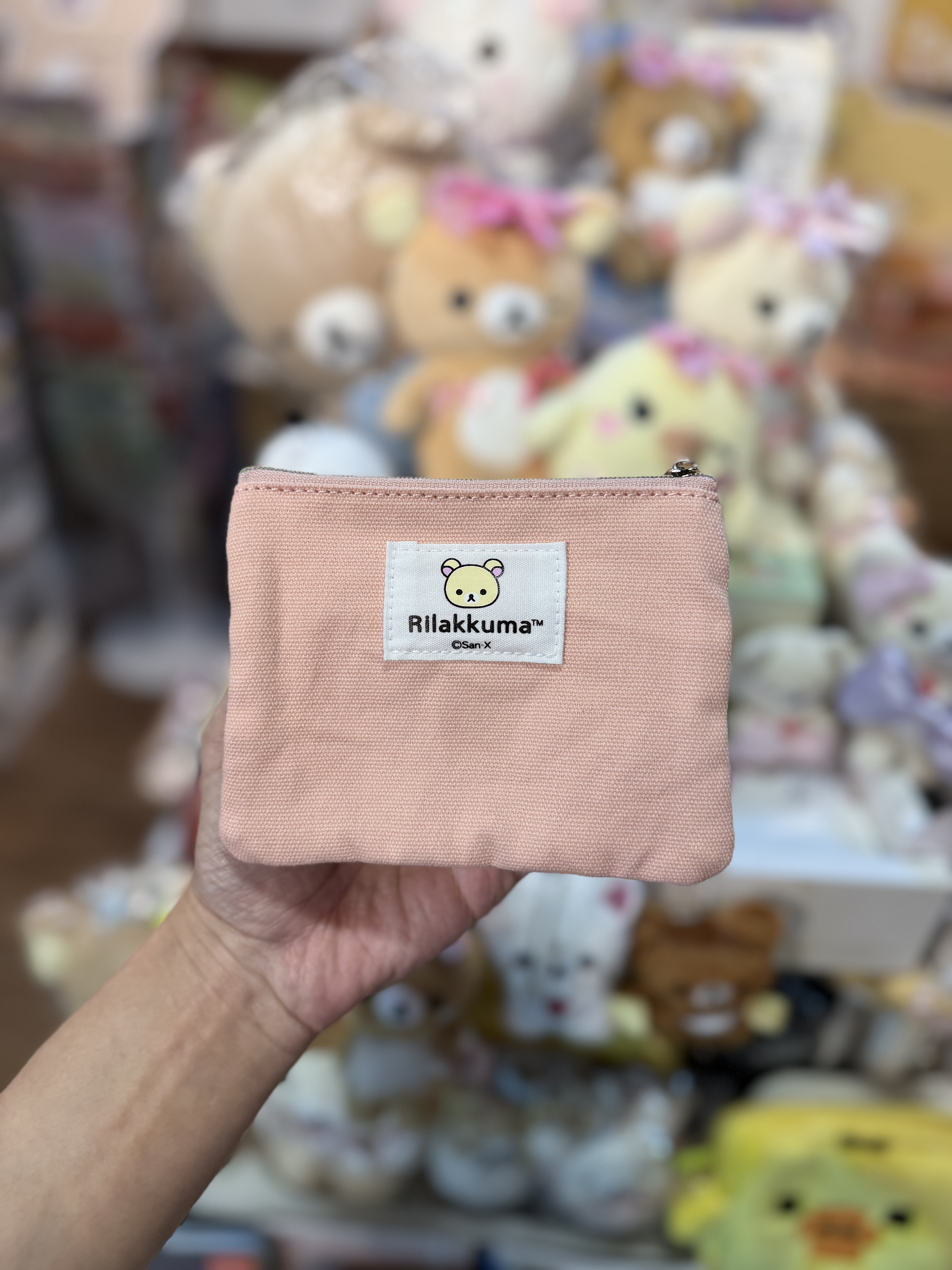 《現貨》全新日本專店限定 Rilakkuma立體頭仔小物袋