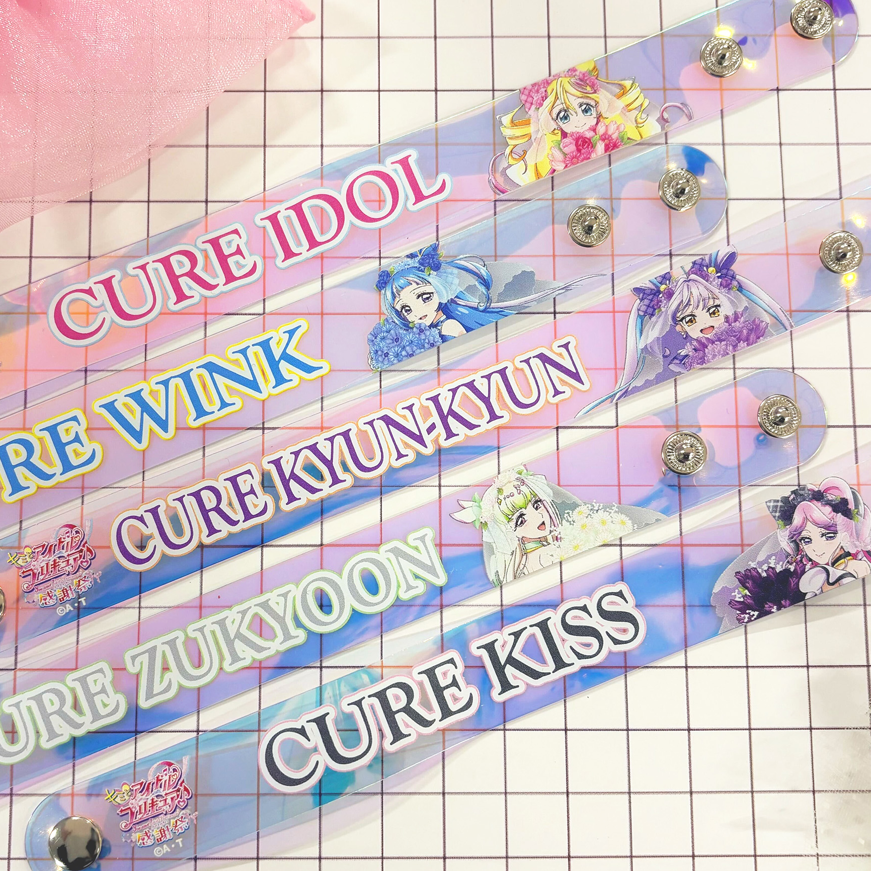 光之美少女 偶像與你 PreCure 感謝祭 應援幻彩透明手帶 #P-PCG0964 [Toei] (PRE-ORDER) [2026/07]