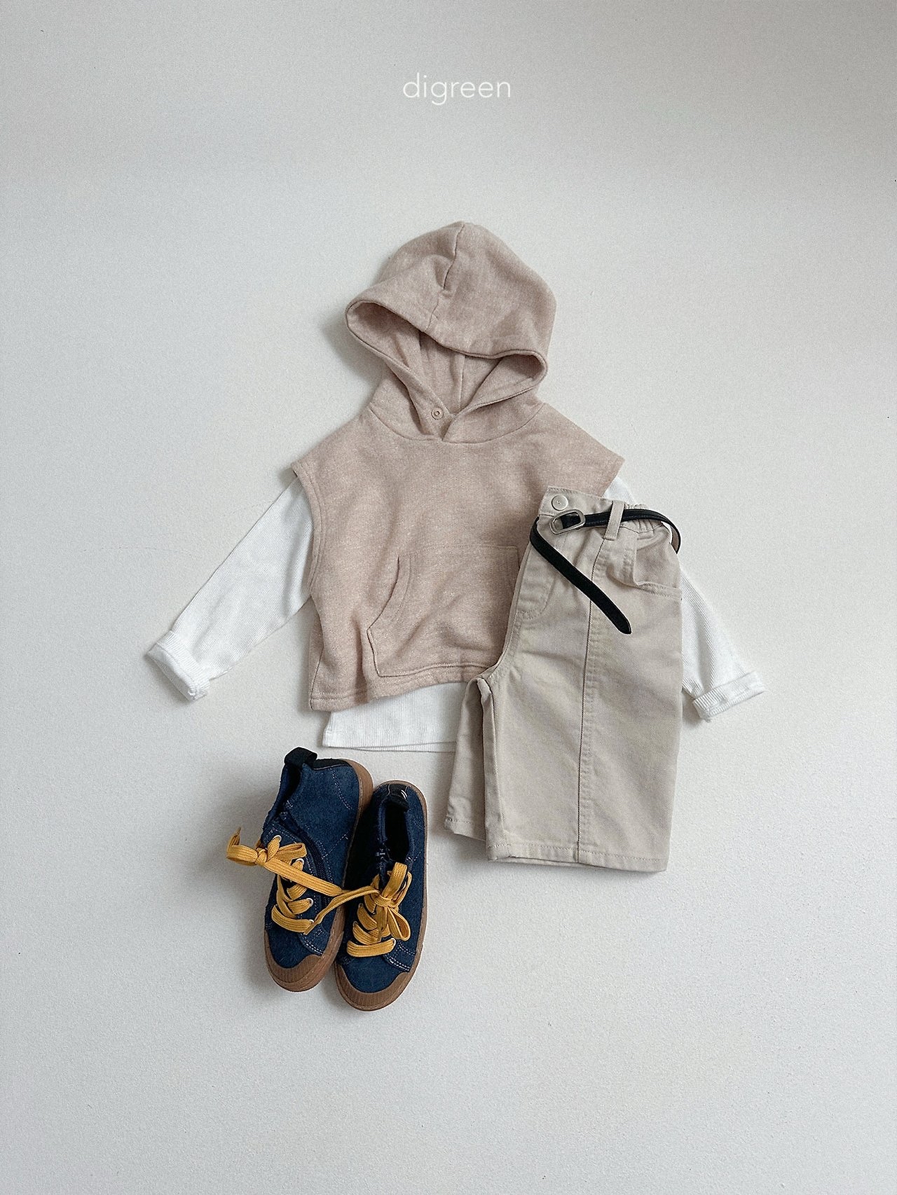 Digreen | Woody hooded vest 