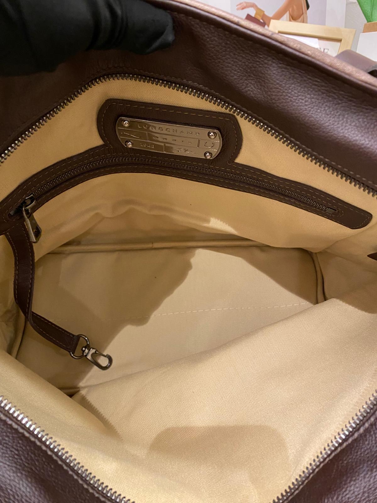Longchamp LM Cuir Leather Tote Bag