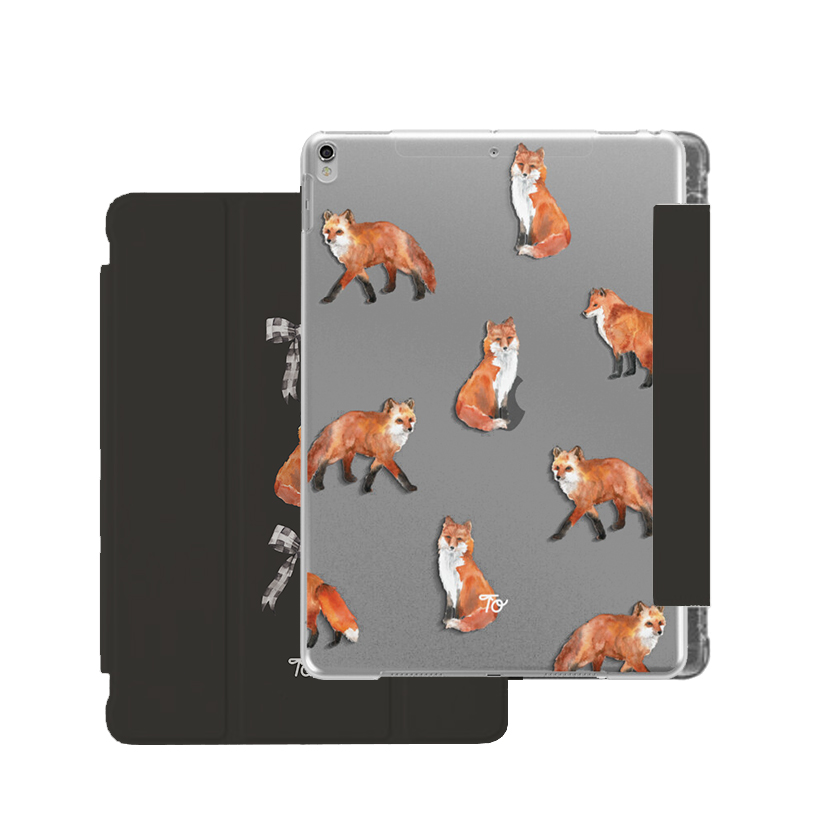 【Little Amber】透明磨砂書本式 iPad Case