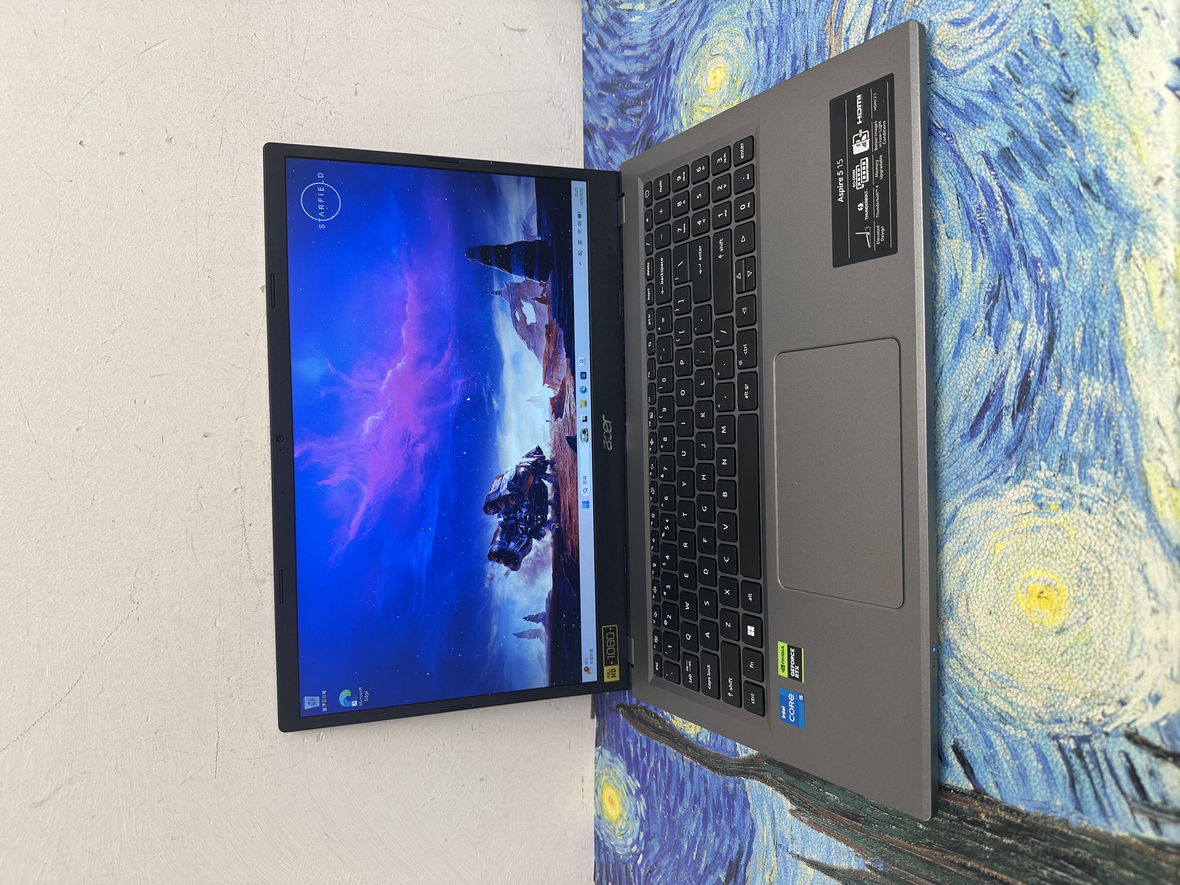 #6127 Acer Aspire 5 15 /i5-1355U/32GB Ram/512GB SSD/全屏高清mon/ Laptop /RTX2050獨立顯示卡/Notebook / Gaming / Movie / Netflix/ 文書機 / Office /文書 / Win11 / PC